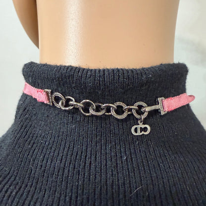 8906 DIOR Set of 2 Choker Necklaces/Double Wrap Bracelets