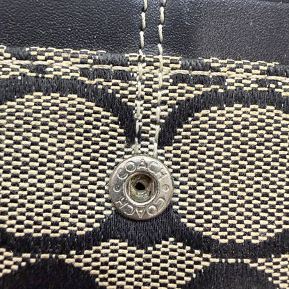 8812 COACH Black Wallet