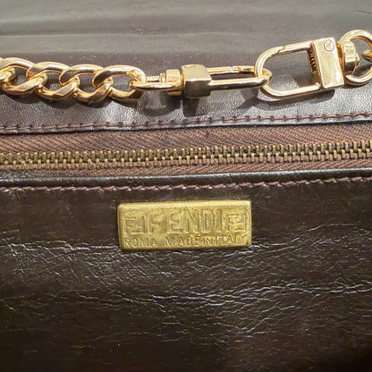 1215-07 FENDI Vintage Zucca Pouch