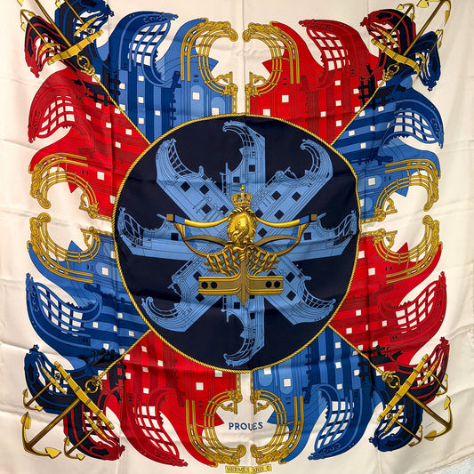 #8234 HERMES 90cm Silk Scarf