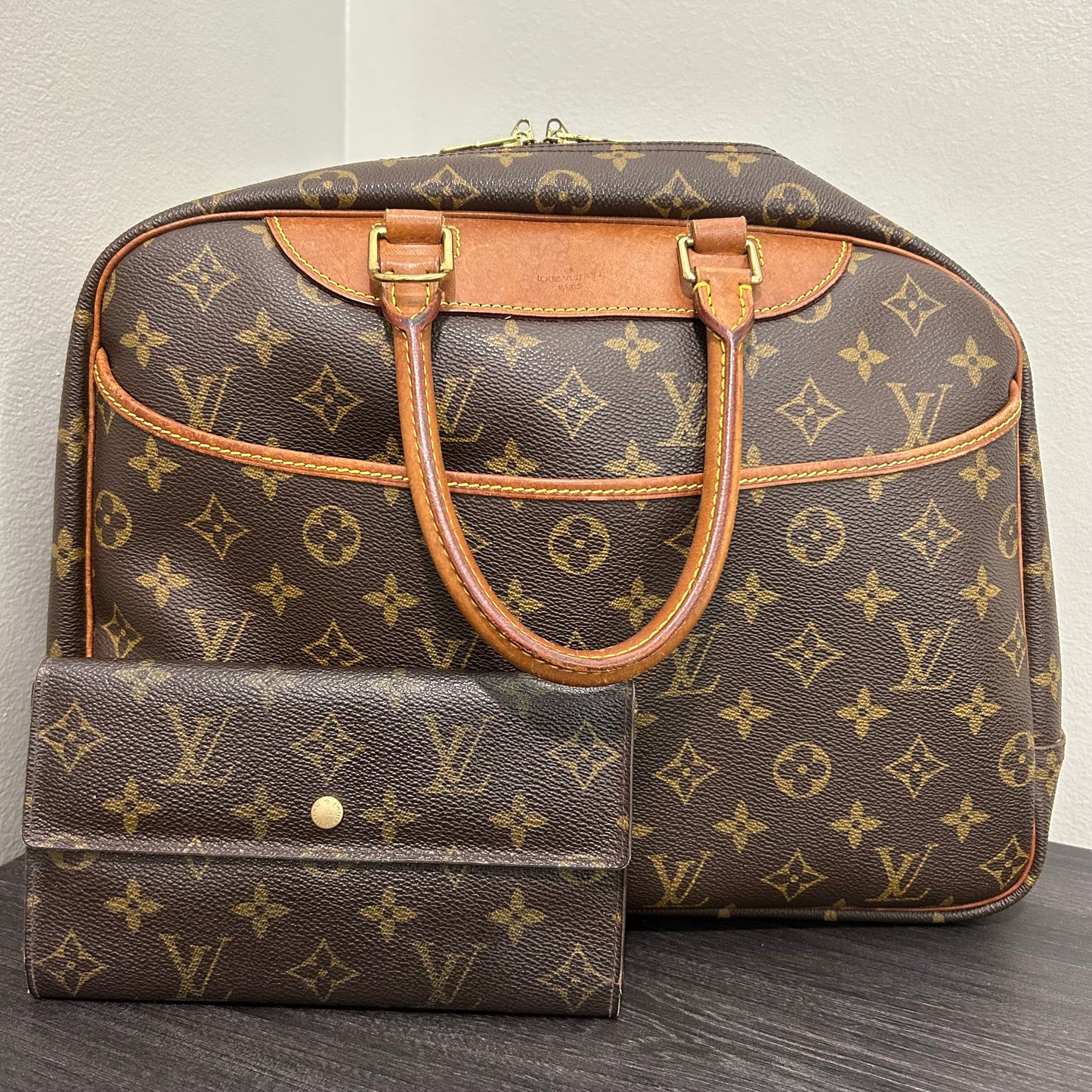 SOLD! Louis Vuitton Monogram Deauville & Wallet