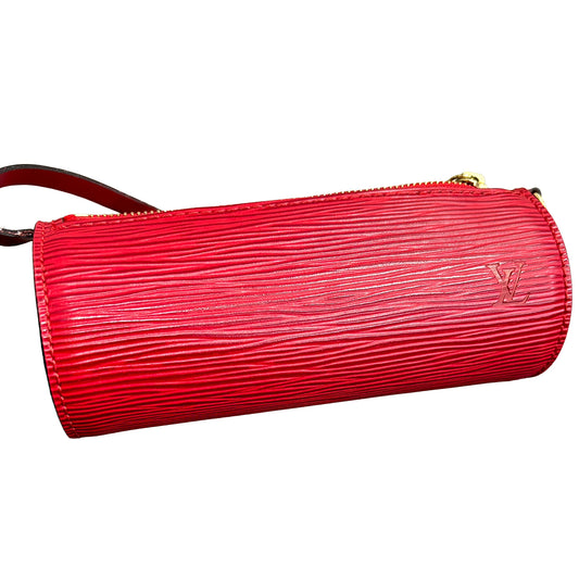 8869 LOUIS VUITTON Red Epi Leather Mini Papillon
