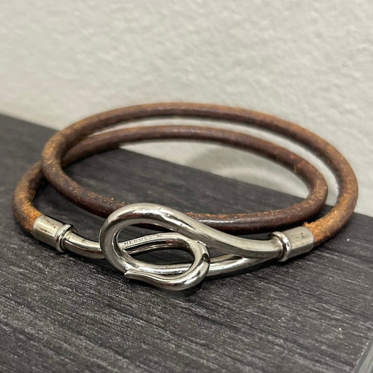 1037 HERMÈS Double Hook Wrap Bracelet MSRP $435