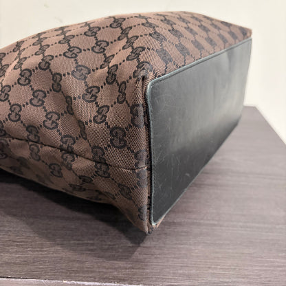 #3207 GUCCI Brown Canvas Tote