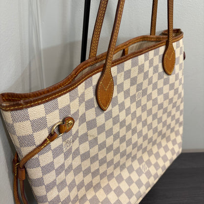 BF-11 LOUIS VUITTON Damier Azur Neverfull MM
