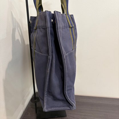 #3223 HERMES Blue Ligne Tote