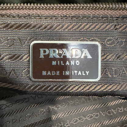 8858 PRADA Tessuto Green Tote