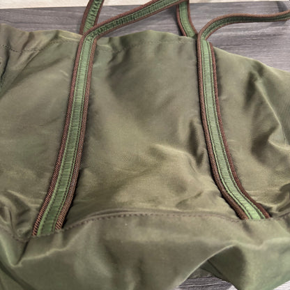 8891 PRADA Green Tessuto Tote