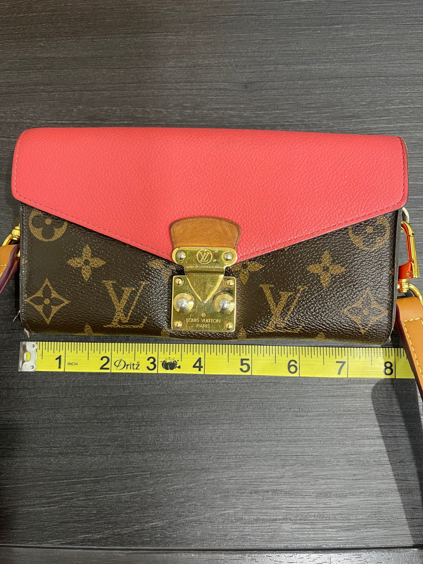 Louis Vuitton Monogram Rose Pallas Wallet & Storage Box