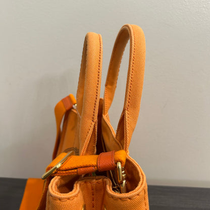 CLEARANCE #837 PRADA Canapa Tote (Orange)