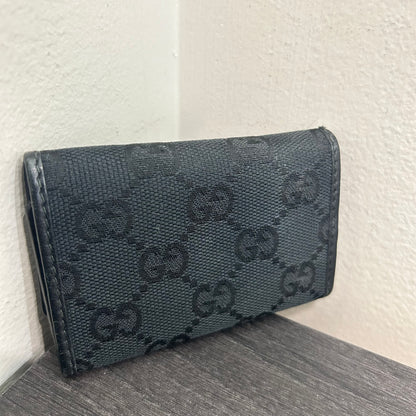 #185 GUCCI Canvas Key Case