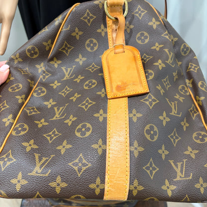 #1114 LOUIS VUITTON Monogram Keepall 60 Bandouliere