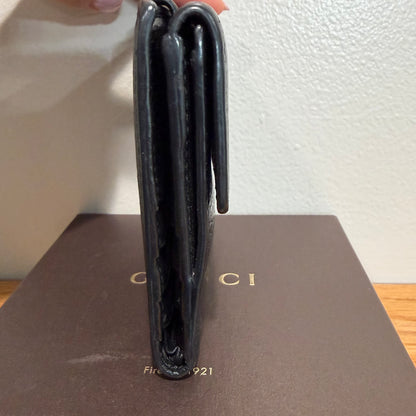 #3228 GUCCI Black Wallet