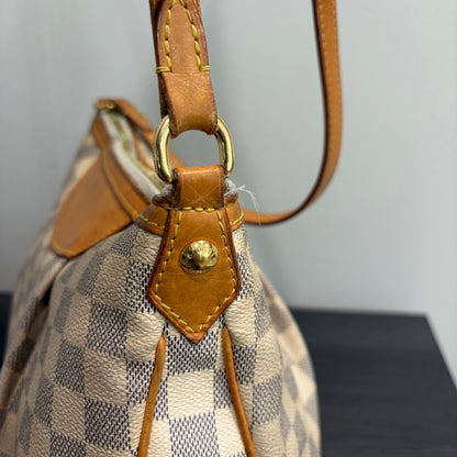 #3203 LOUIS VUITTON Damier Azur Siracusa PM