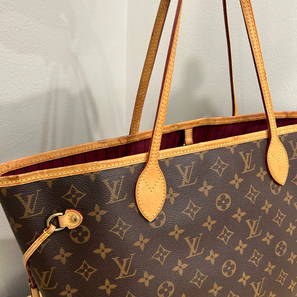 CLEARANCE #207 LOUIS VUITTON Neverfull MM w/ Pouch