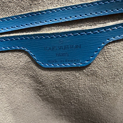 #9118 LOUIS VUITTON Blue Epi Saint Jacques PM