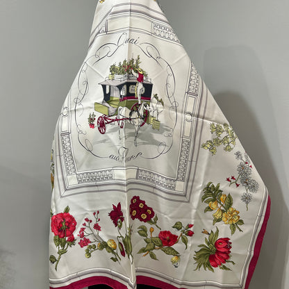 4001 HERMÈS 90cm Silk Scarf MSRP $620