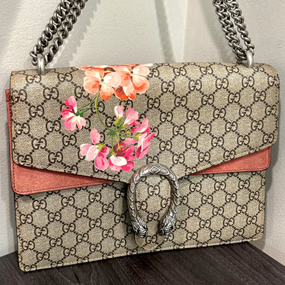 #266 GUCCI GG Supreme Blooms Dionysus Medium