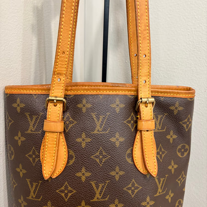 #1710 LOUIS VUITTON Monogram Bucket PM