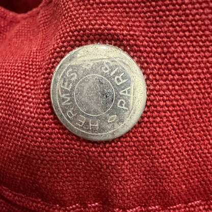 #8253 HERMÈS Toile Fourre-Tout MM Tote