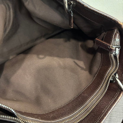 8871 GUCCI Brown Canvas Eclipse Tote