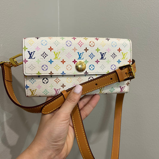 SOLD! Louis Vuitton Multi Wallet w/ Strap