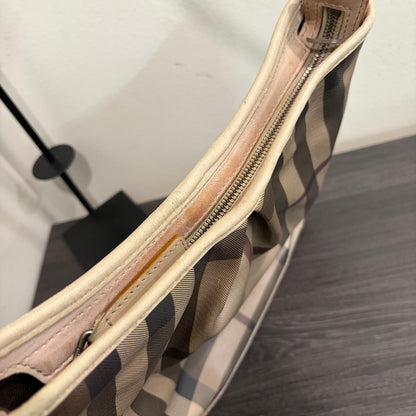 1215-02 BURBERRY Smoked Trench Coated Canvas Hartham Crossbody