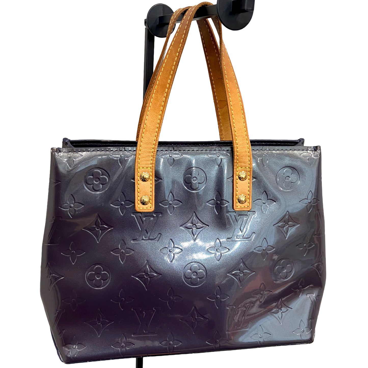 #8251 LOUIS VUITTON Purple Vernis Reade PM