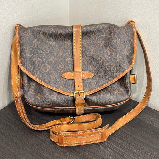 SOLD! Louis Vuitton Monogram Saumur 30