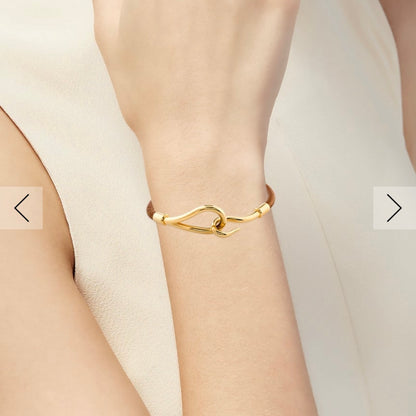 1023 HERMÈS Hook Wrap Bracelet MSRP $435
