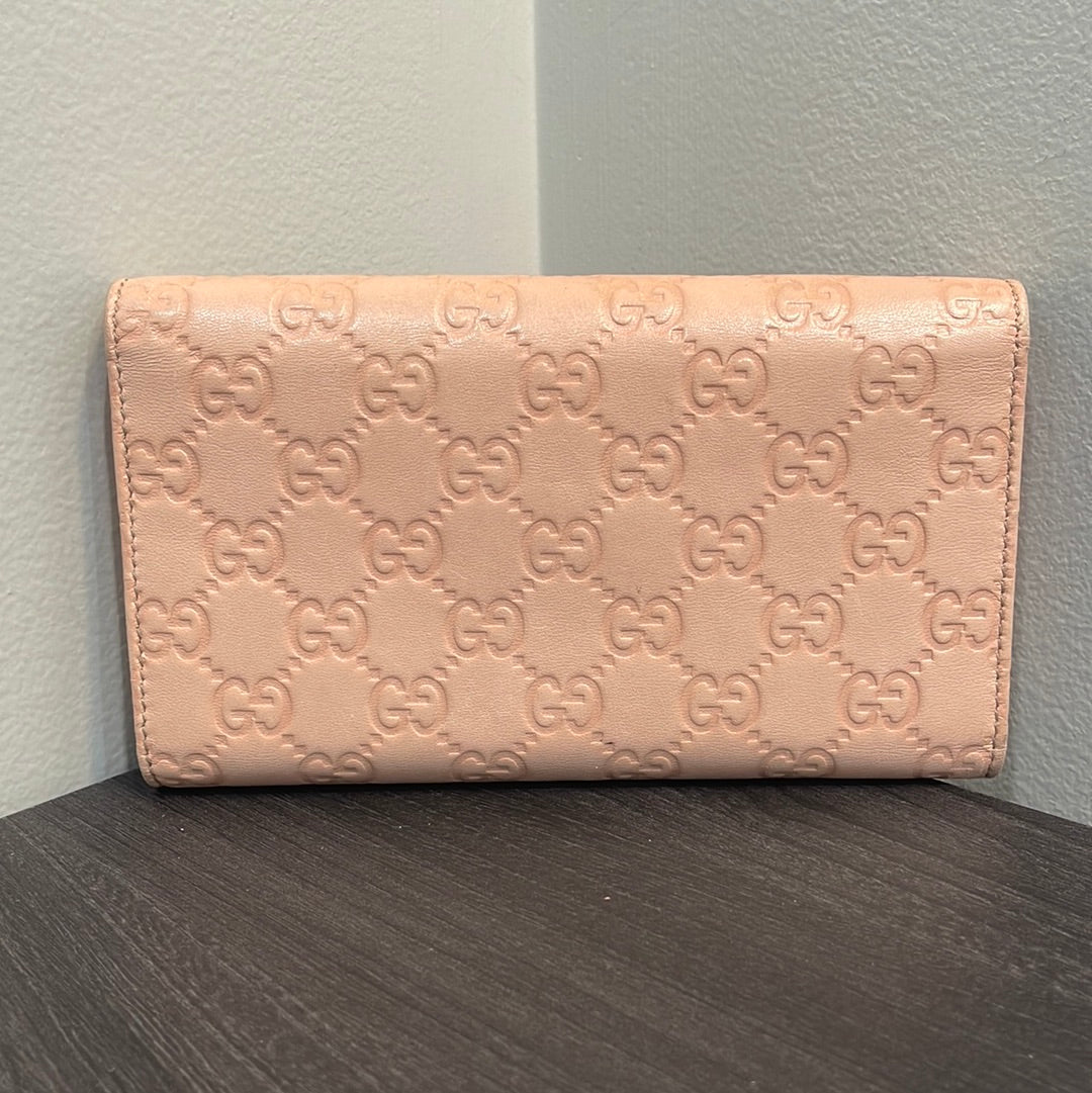 SOLD! Gucci GG Leather Wallet