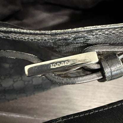 8860 GUCCI Black Canvas Handbag