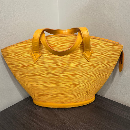 #404 LOUIS VUITTON Yellow Epi Saint Jacques PM