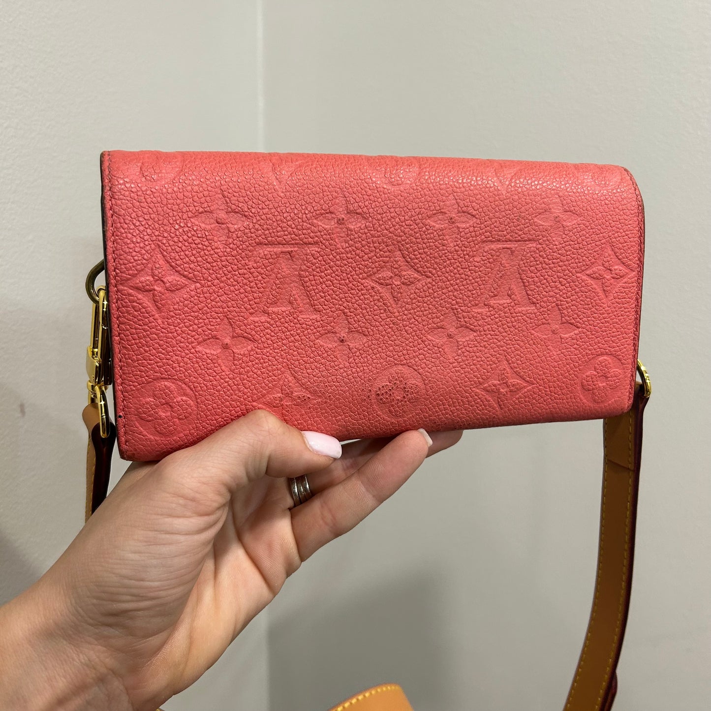 SOLD! Louis Vuitton Empreinte Wallet w/ Strap