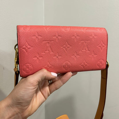 SOLD! Louis Vuitton Empreinte Wallet w/ Strap