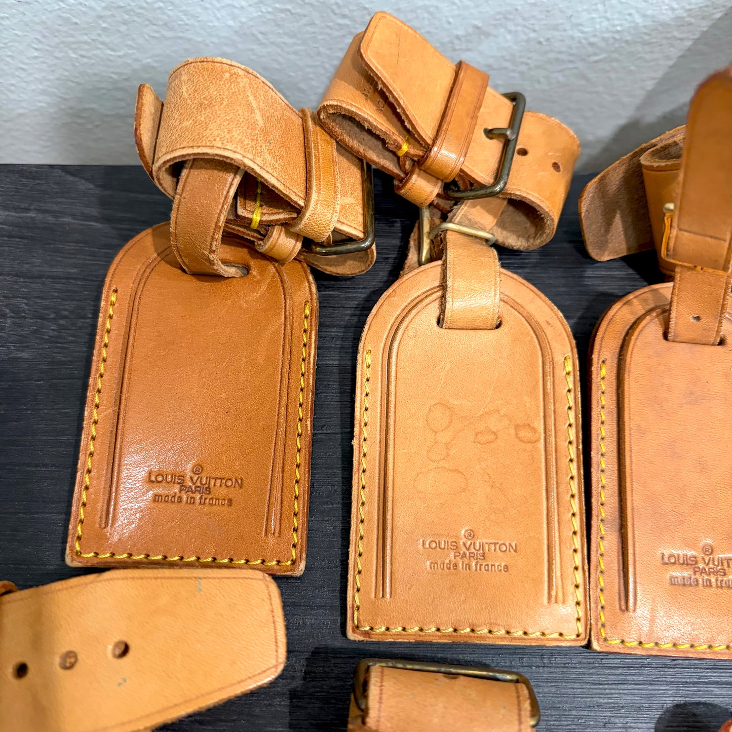 8846 LOUIS VUITTON Set of 9 Luggage Tag Set MSRP $1,350