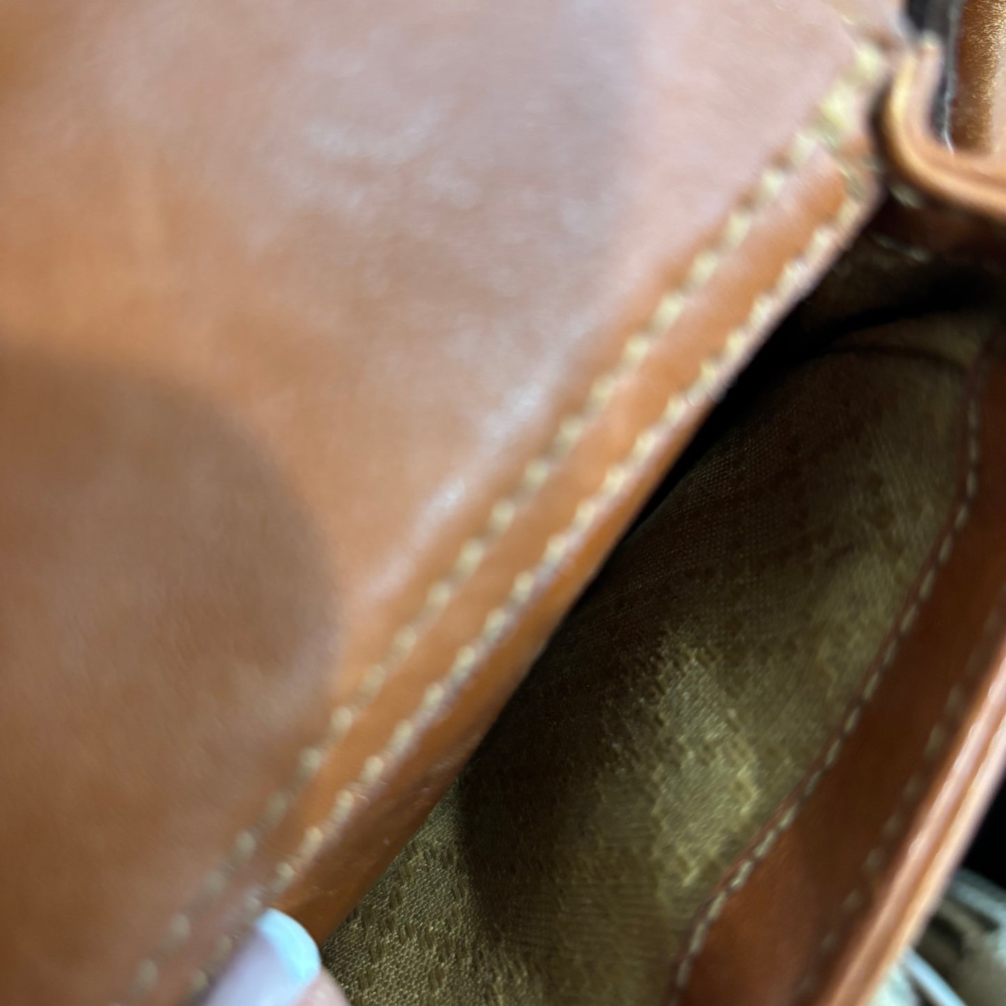 8876 GUCCI Double Pocket Brown Backpack