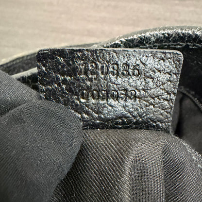 #8256 GUCCI Black GG Canvas Eclipse Tote