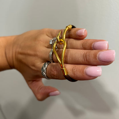 1023 HERMÈS Hook Wrap Bracelet MSRP $435
