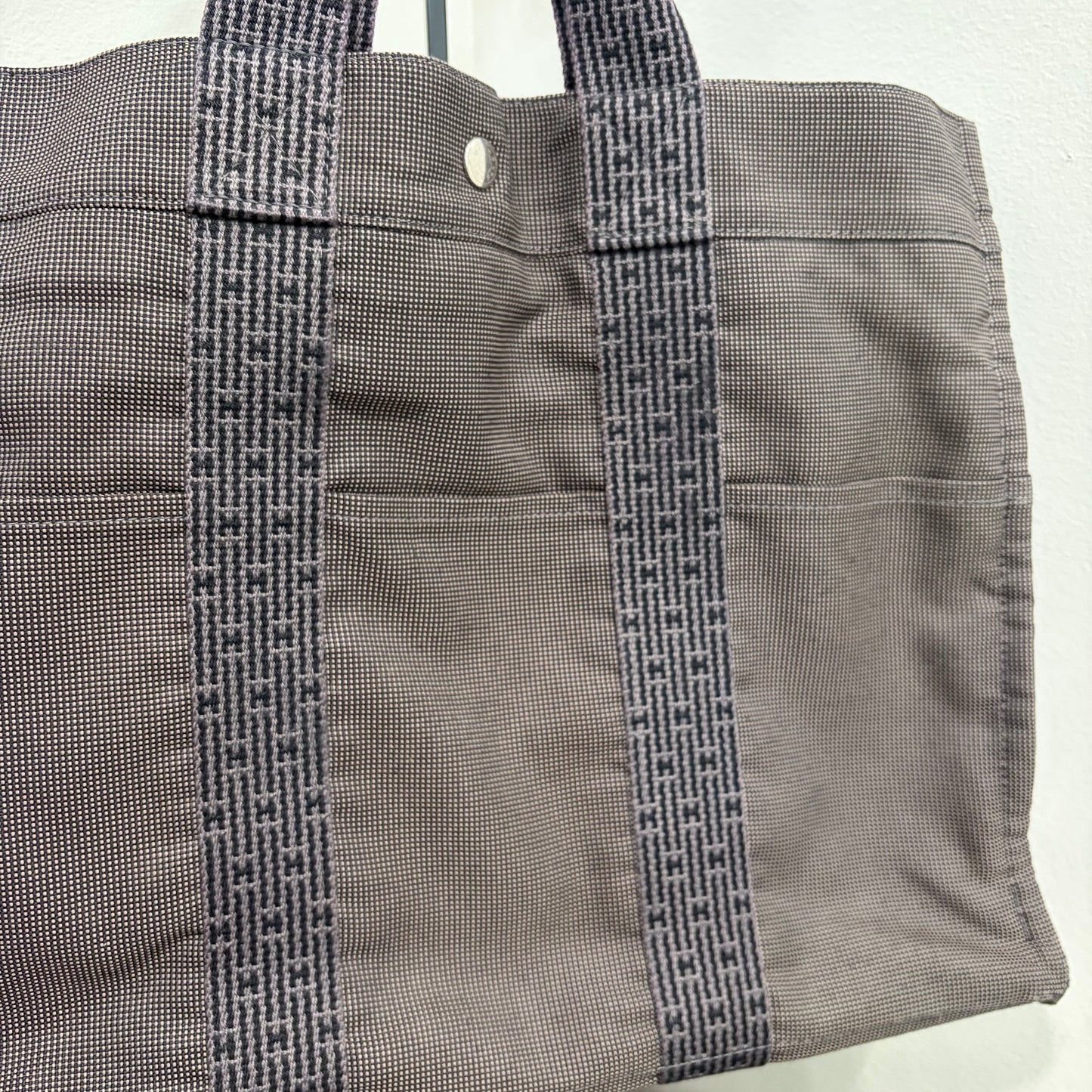 #3224 HERMES Gray Ligne Tote