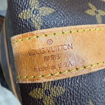 #1114 LOUIS VUITTON Monogram Keepall 60 Bandouliere