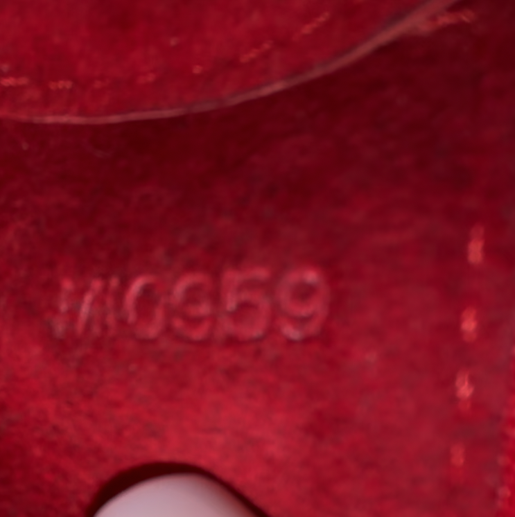 8869 LOUIS VUITTON Red Epi Leather Mini Papillon