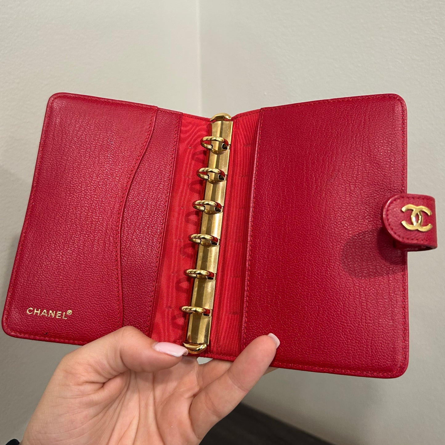 #402 CHANEL Red Agenda