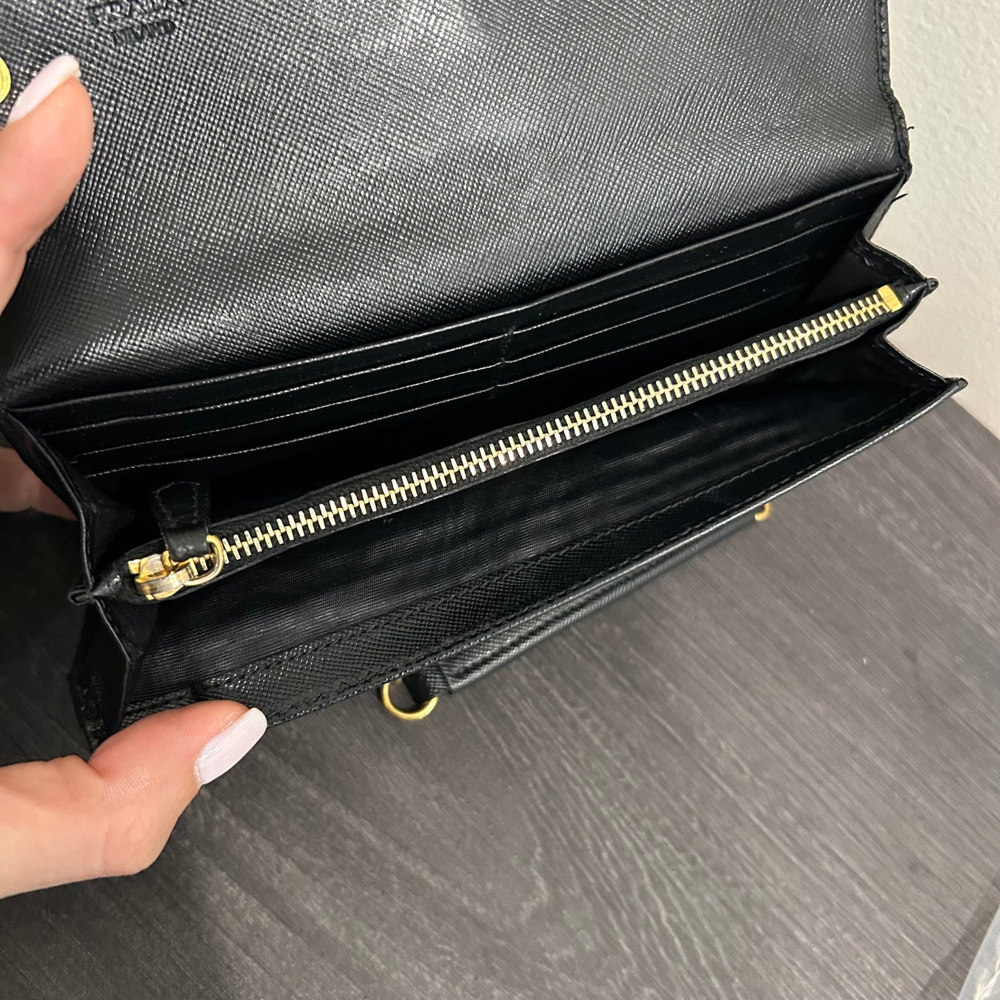 SOLD! Prada Wallet on Chain