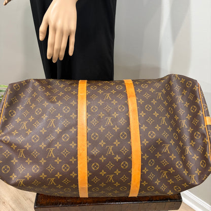 #1114 LOUIS VUITTON Monogram Keepall 60 Bandouliere
