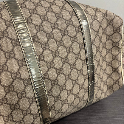 1106 GUCCI Brown/Gold Boston Bag