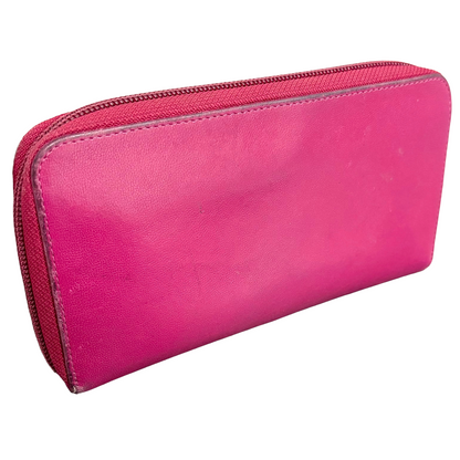 #1714 CHANEL Timeless CC Pink Lambskin Zip Wallet