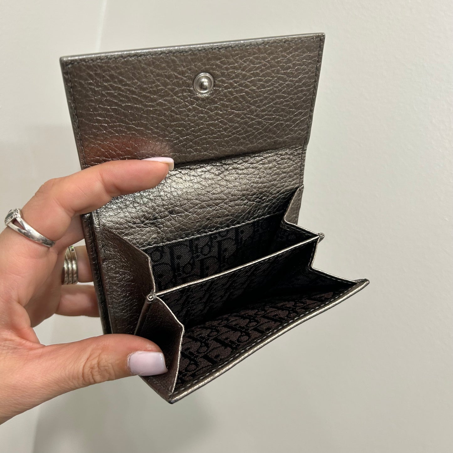 Christian Dior Metalic Wallet