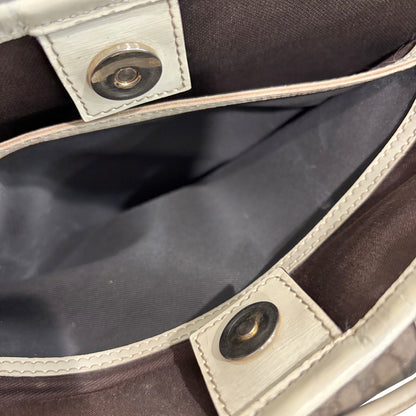 #1104 GUCCI GG Supreme Large Shoulder Tote