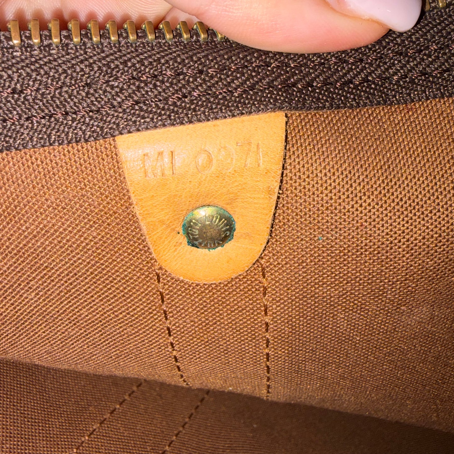 #1113 LOUIS VUITTON Monogram Keepall 55 Duffle